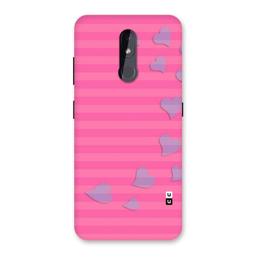 Light Heart Stripes Back Case for Nokia 3.2