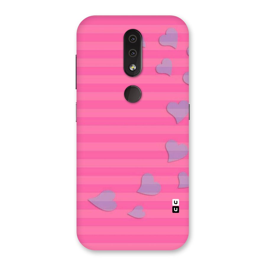 Light Heart Stripes Back Case for Nokia 4.2