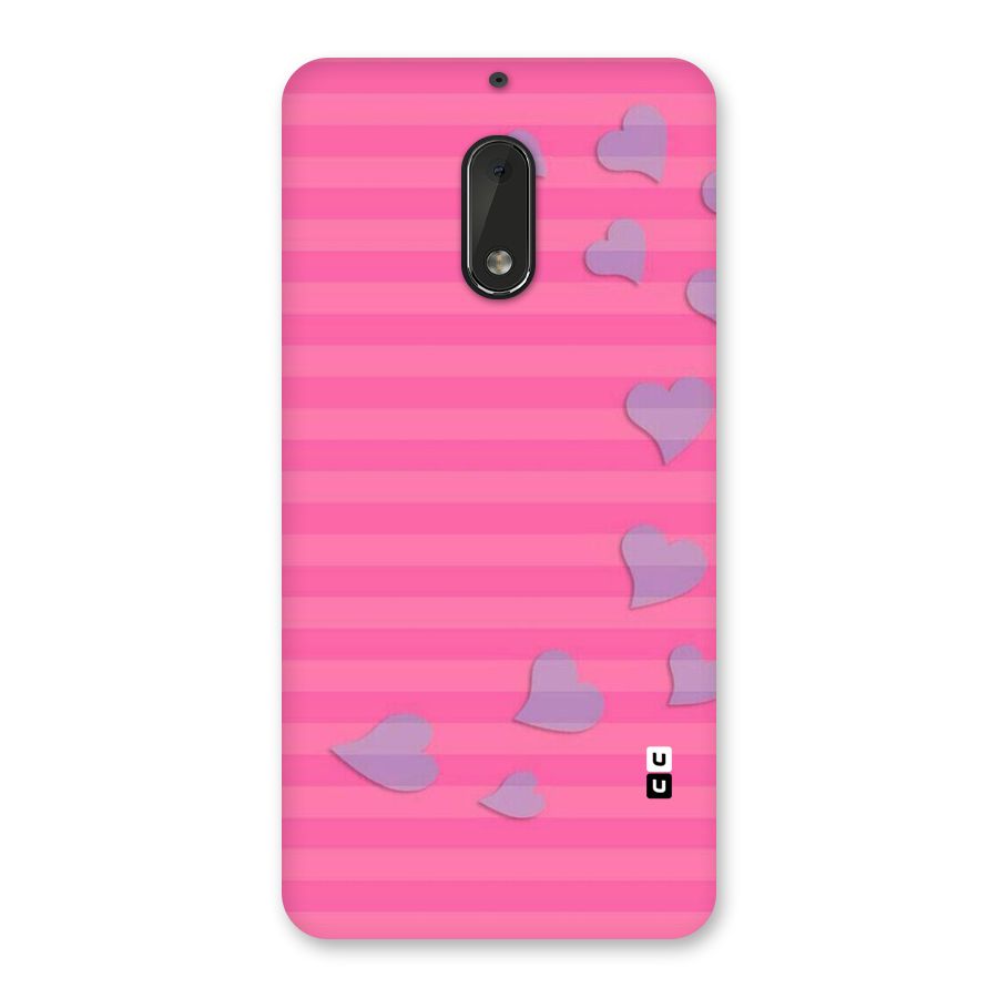 Light Heart Stripes Back Case for Nokia 6