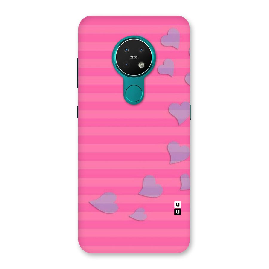 Light Heart Stripes Back Case for Nokia 7.2
