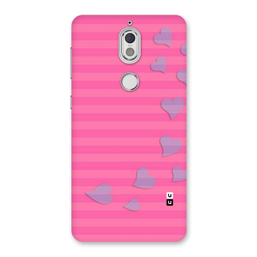 Light Heart Stripes Back Case for Nokia 7