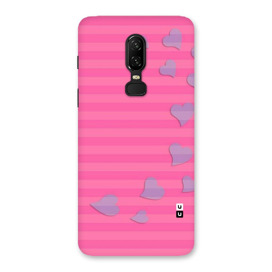 Light Heart Stripes Back Case for OnePlus 6