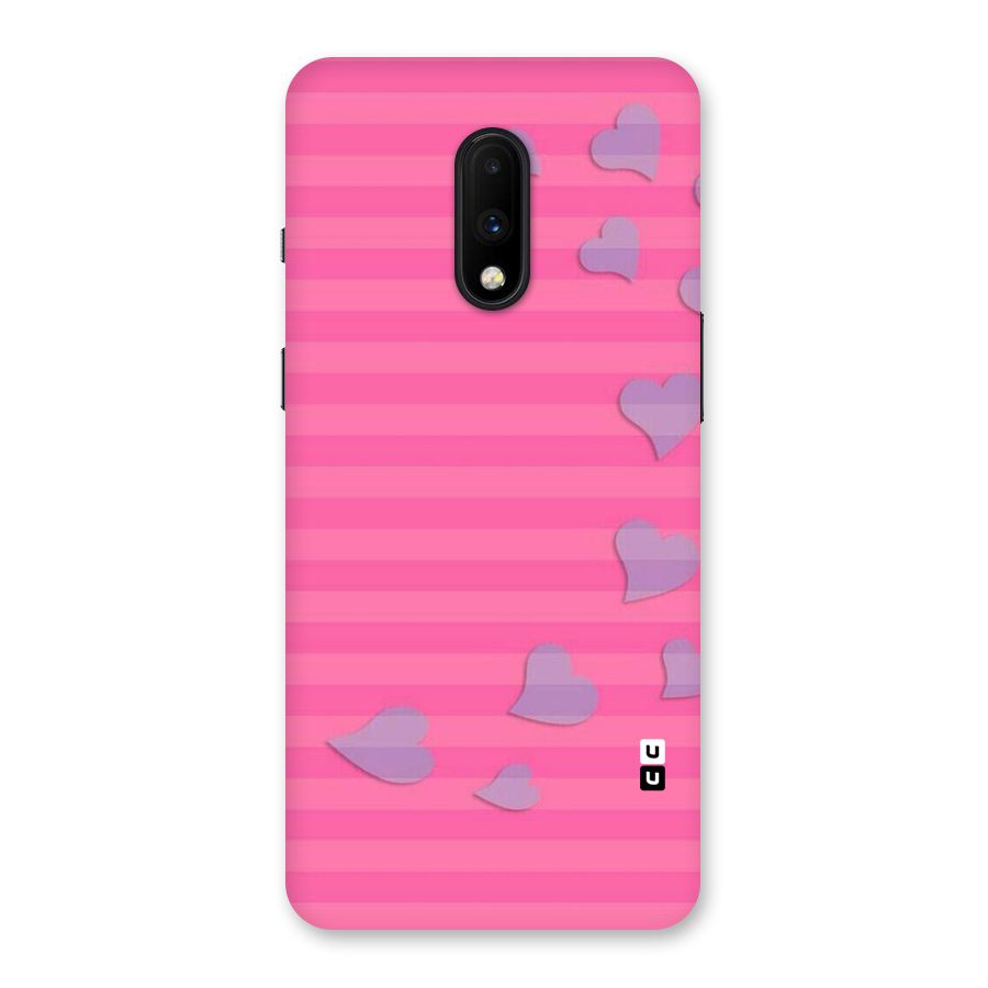 Light Heart Stripes Back Case for OnePlus 7