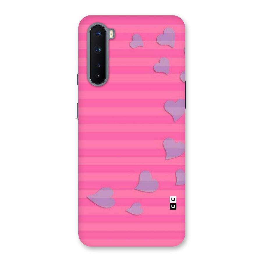 Light Heart Stripes Back Case for OnePlus Nord