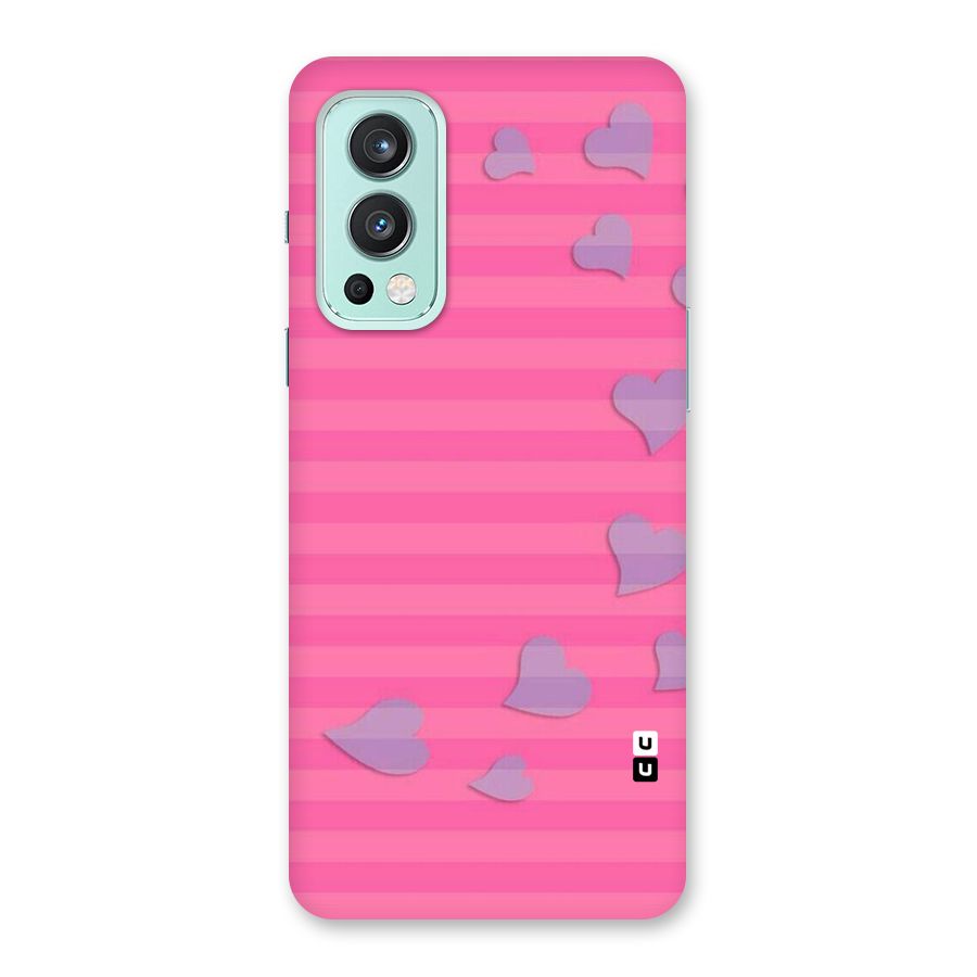 Light Heart Stripes Back Case for OnePlus Nord 2 5G
