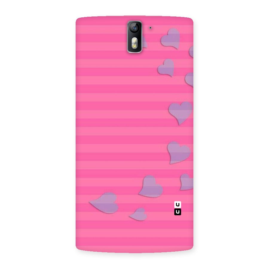 Light Heart Stripes Back Case for One Plus One
