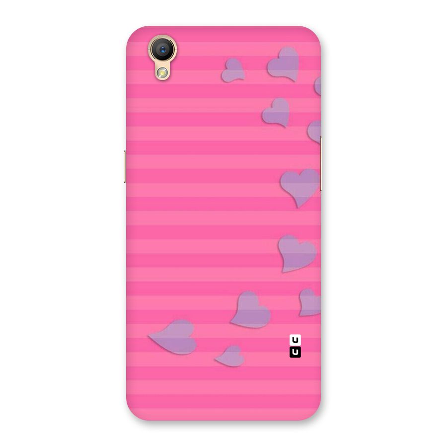 Light Heart Stripes Back Case for Oppo A37