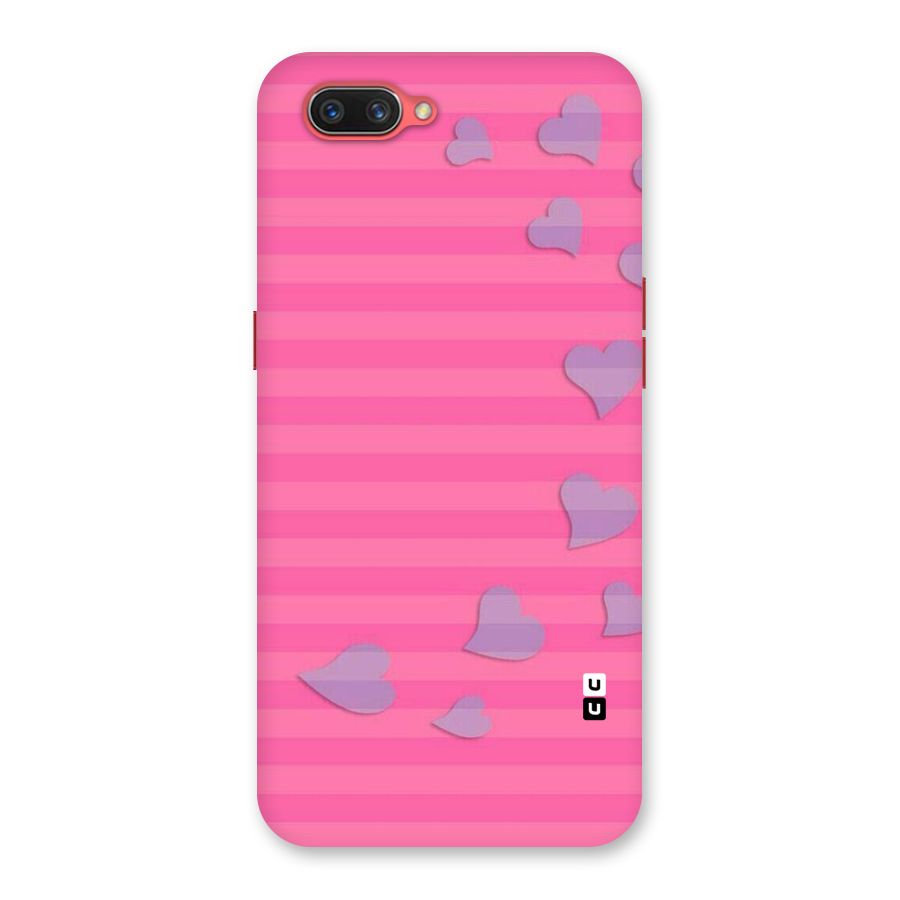 Light Heart Stripes Back Case for Oppo A3s