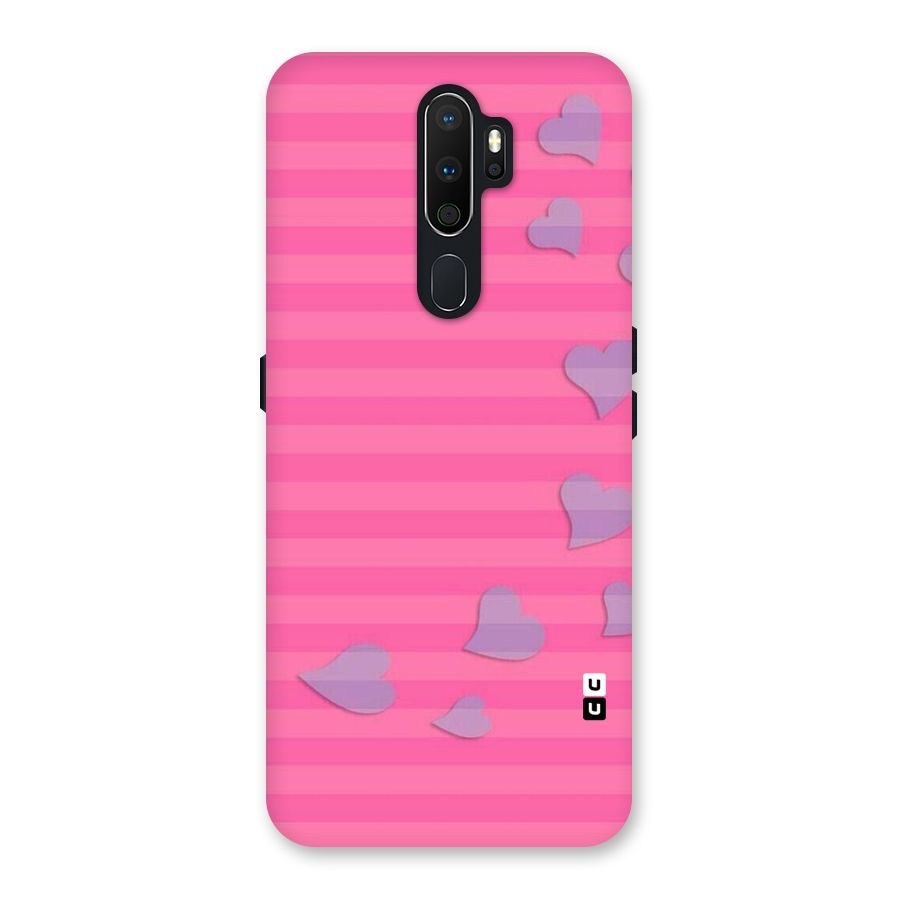 Light Heart Stripes Back Case for Oppo A5 (2020)