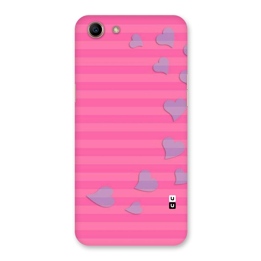 Light Heart Stripes Back Case for Oppo A83 (2018)