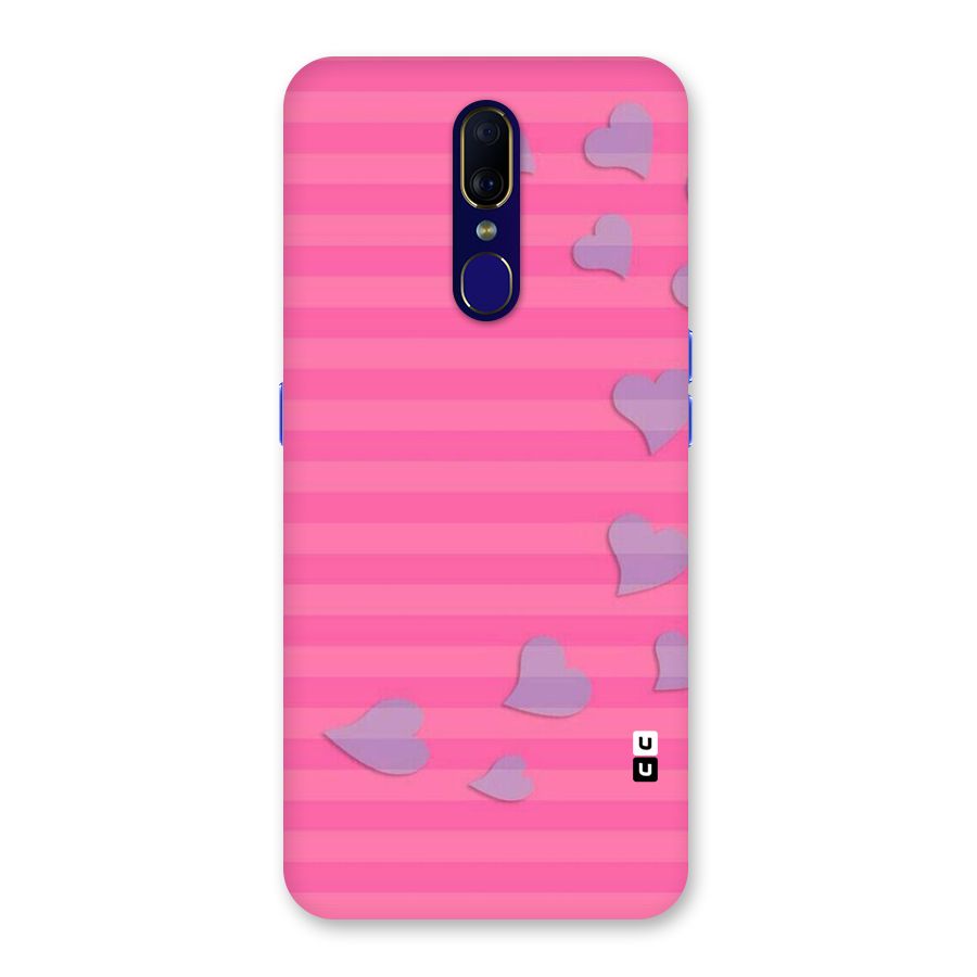Light Heart Stripes Back Case for Oppo F11