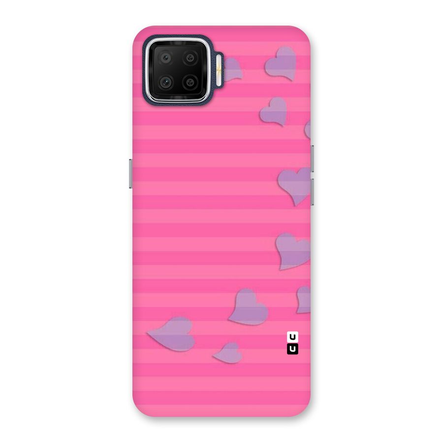 Light Heart Stripes Back Case for Oppo F17