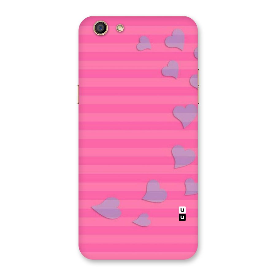 Light Heart Stripes Back Case for Oppo F3