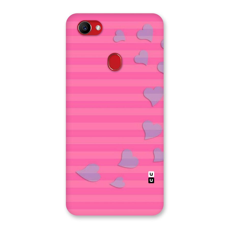 Light Heart Stripes Back Case for Oppo F7