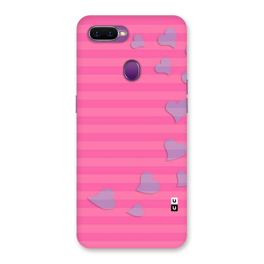 Light Heart Stripes Back Case for Oppo F9