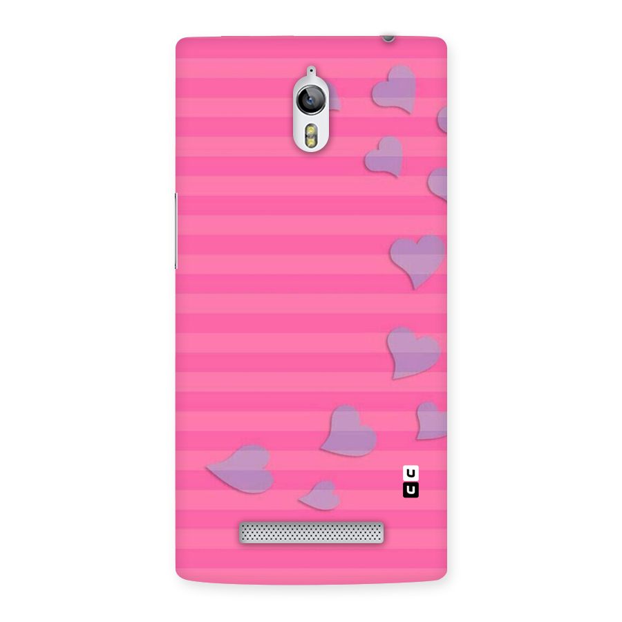 Light Heart Stripes Back Case for Oppo Find 7