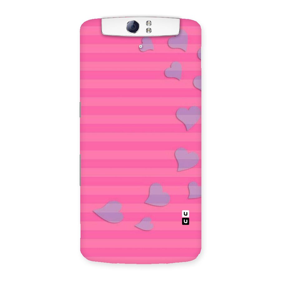 Light Heart Stripes Back Case for Oppo N1