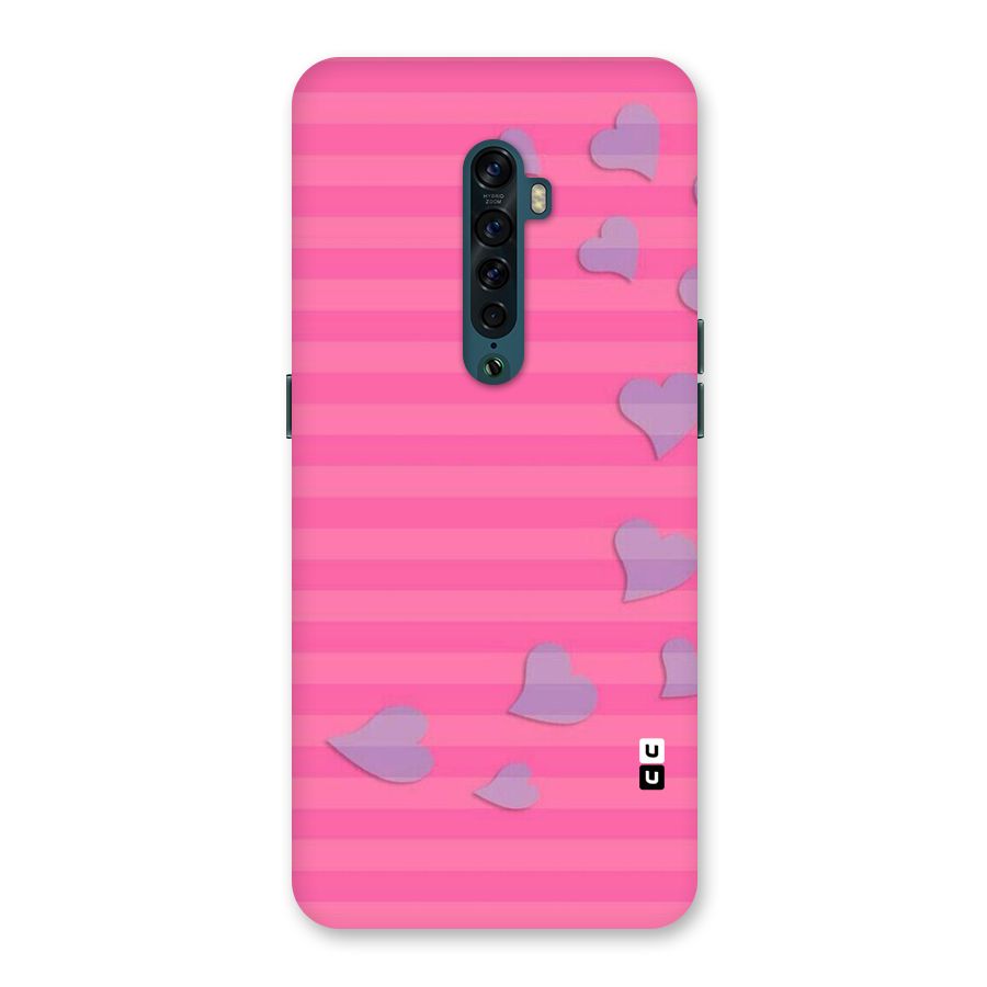 Light Heart Stripes Back Case for Oppo Reno2