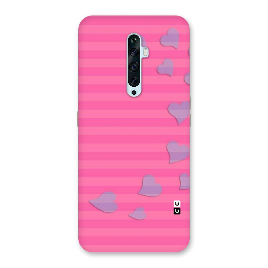 Light Heart Stripes Back Case for Oppo Reno2 Z