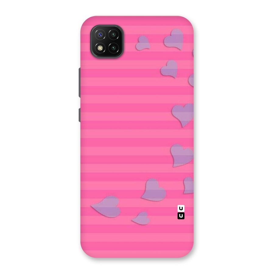 Light Heart Stripes Back Case for Poco C3