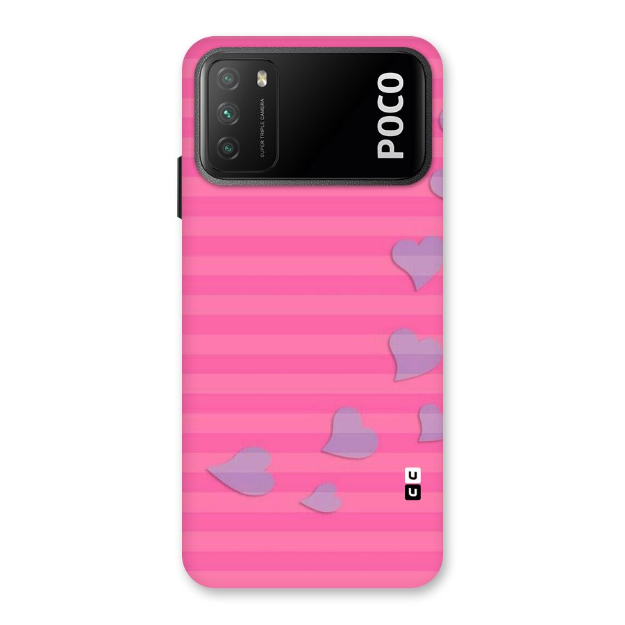 Light Heart Stripes Back Case for Poco M3
