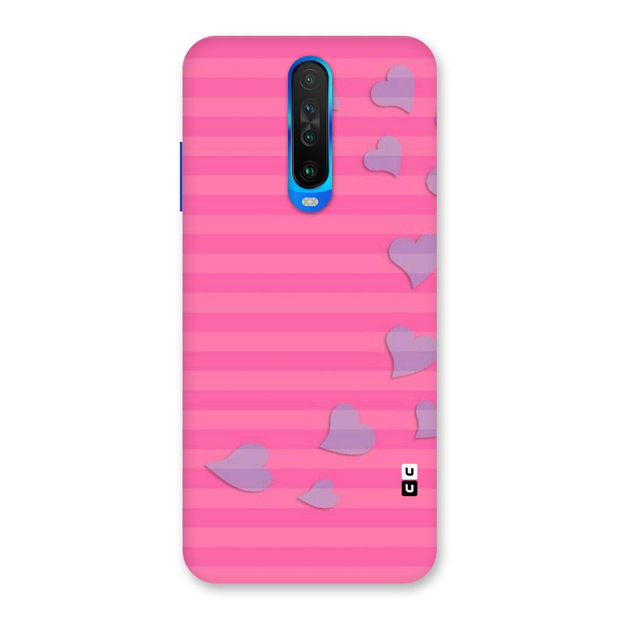 Light Heart Stripes Back Case for Poco X2