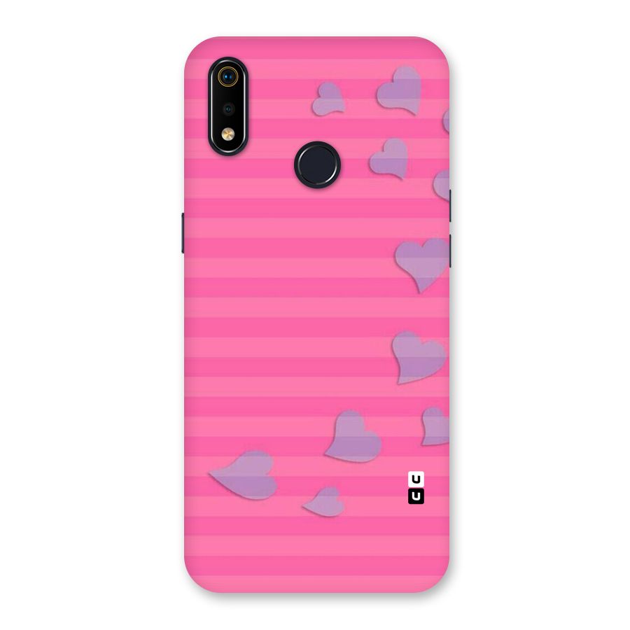 Light Heart Stripes Back Case for Realme 3i