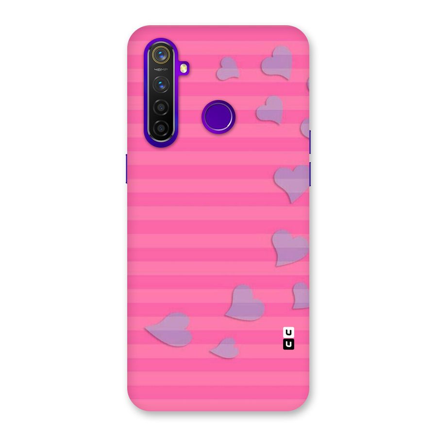 Light Heart Stripes Back Case for Realme 5 Pro