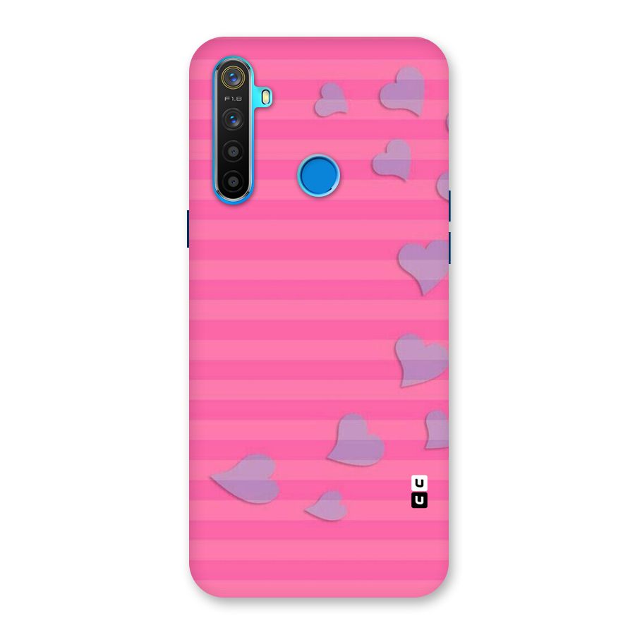 Light Heart Stripes Back Case for Realme 5s