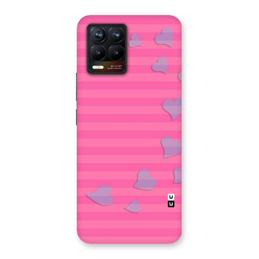 Light Heart Stripes Back Case for Realme 8