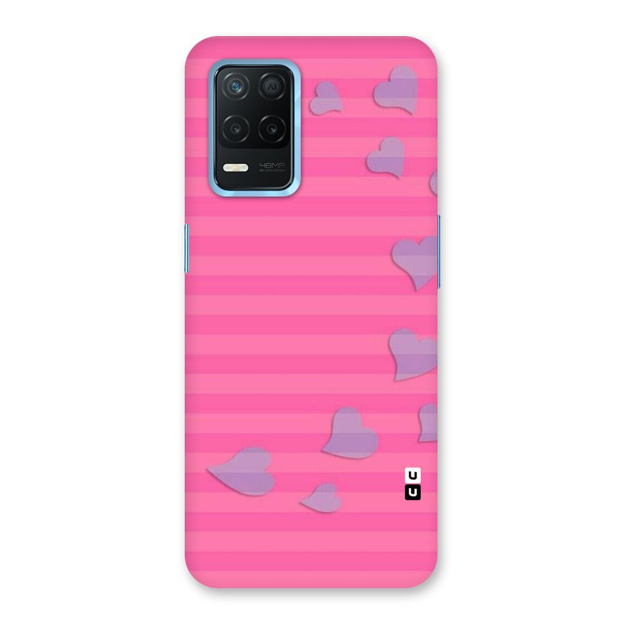 Light Heart Stripes Back Case for Realme 8 5G