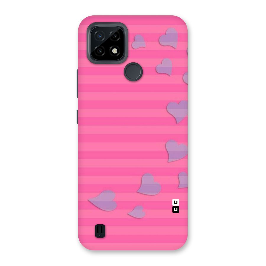 Light Heart Stripes Back Case for Realme C21