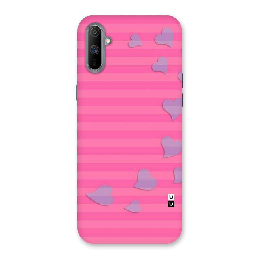 Light Heart Stripes Back Case for Realme C3