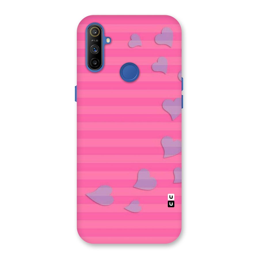 Light Heart Stripes Back Case for Realme Narzo 10A