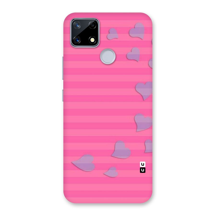 Light Heart Stripes Back Case for Realme Narzo 20
