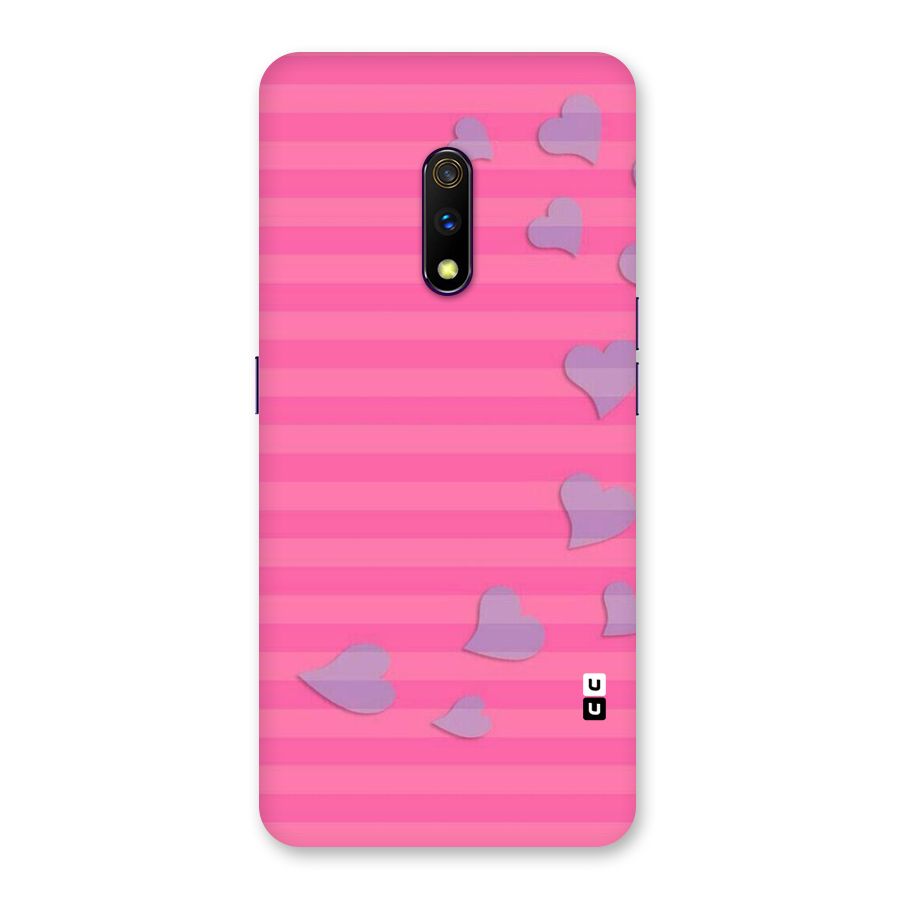 Light Heart Stripes Back Case for Realme X