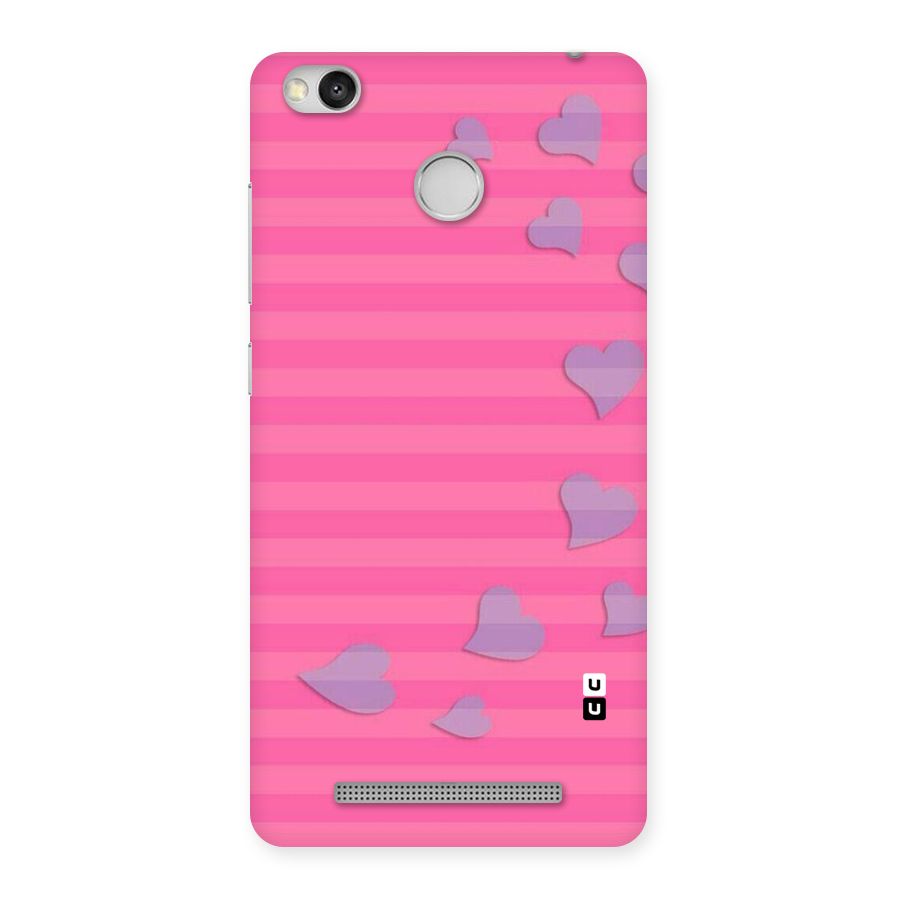 Light Heart Stripes Back Case for Redmi 3S Prime