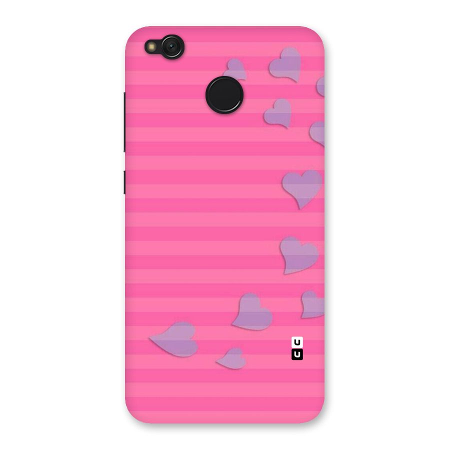 Light Heart Stripes Back Case for Redmi 4