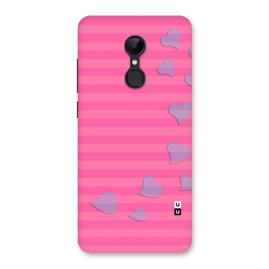 Light Heart Stripes Back Case for Redmi 5