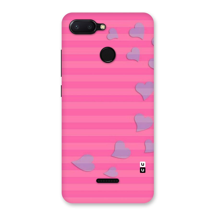 Light Heart Stripes Back Case for Redmi 6