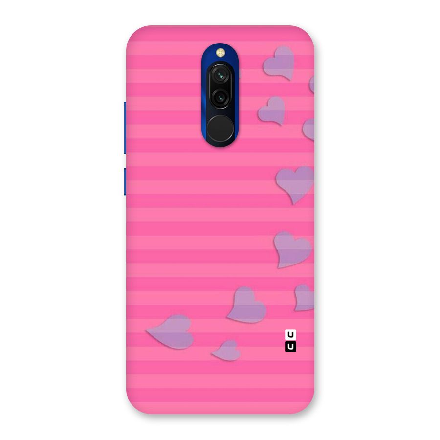 Light Heart Stripes Back Case for Redmi 8