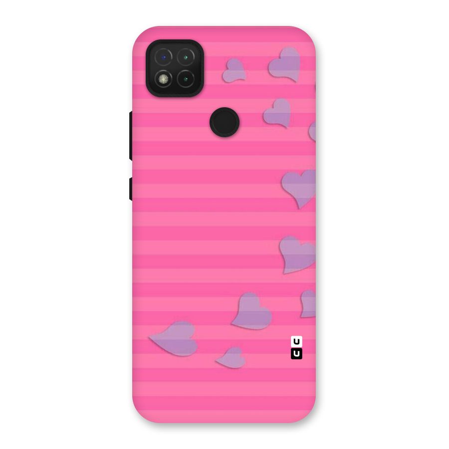 Light Heart Stripes Back Case for Redmi 9