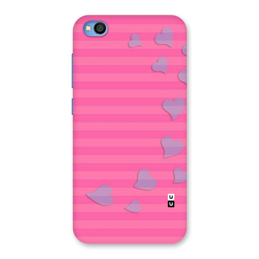 Light Heart Stripes Back Case for Redmi Go