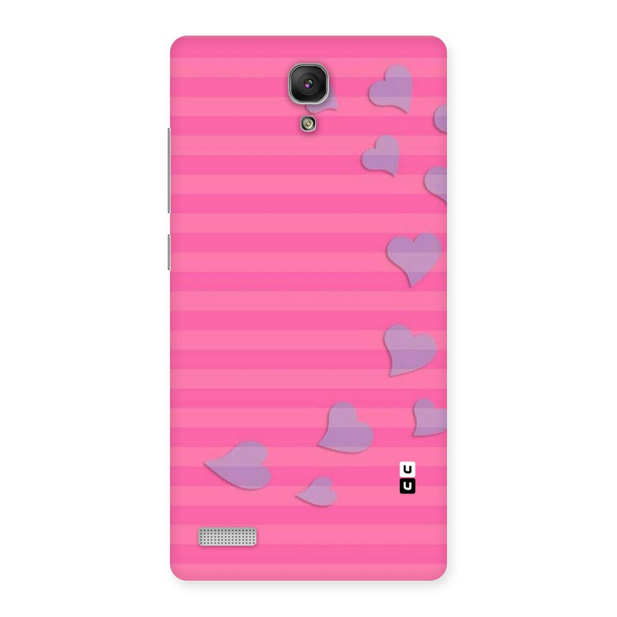 Light Heart Stripes Back Case for Redmi Note Prime