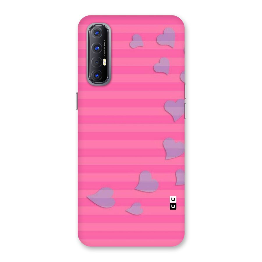 Light Heart Stripes Back Case for Reno3 Pro