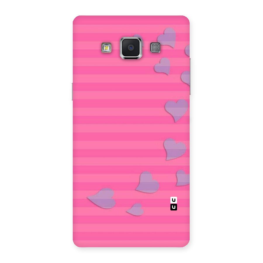 Light Heart Stripes Back Case for Samsung Galaxy A5