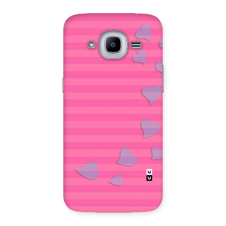 Light Heart Stripes Back Case for Samsung Galaxy J2 Pro