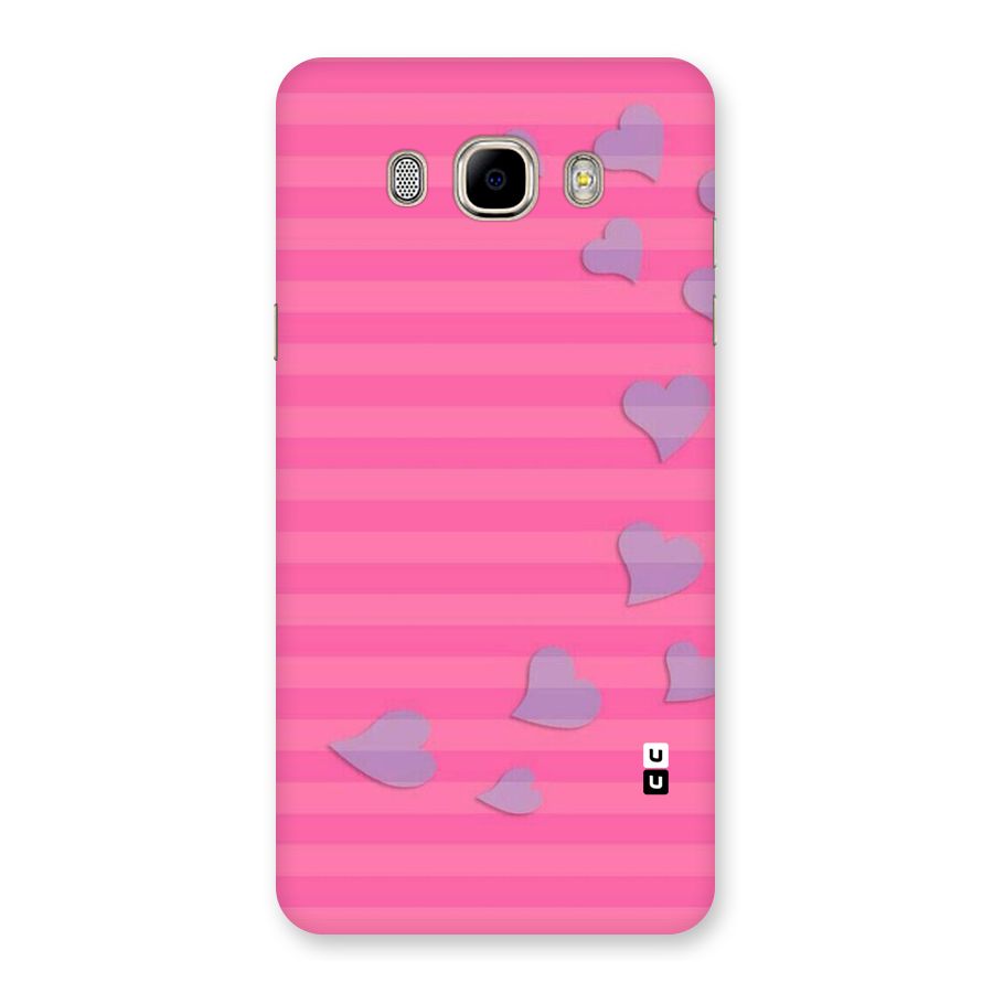 Light Heart Stripes Back Case for Samsung Galaxy J7 2016