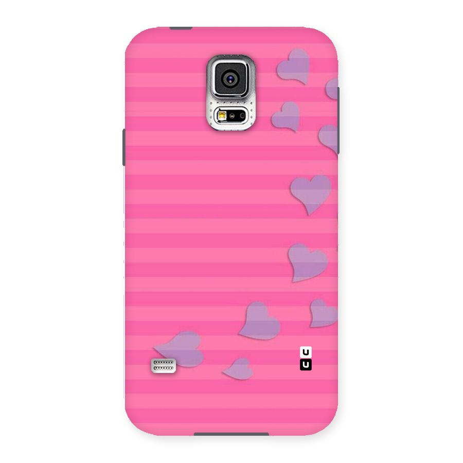Light Heart Stripes Back Case for Samsung Galaxy S5
