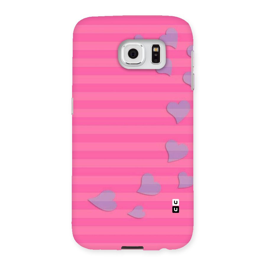Light Heart Stripes Back Case for Samsung Galaxy S6